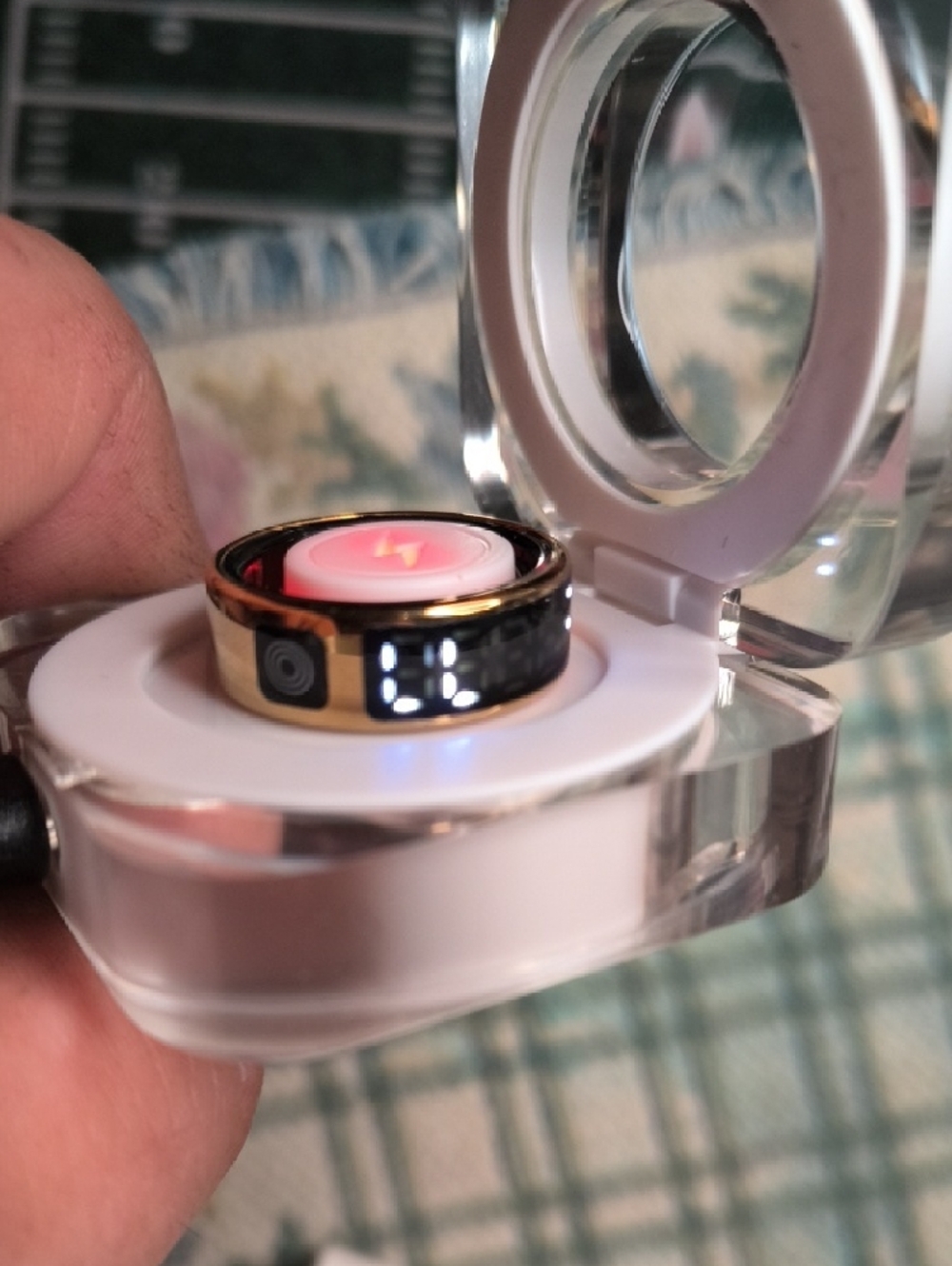Smart Ring LED Display - Black - Picture 8 of 10